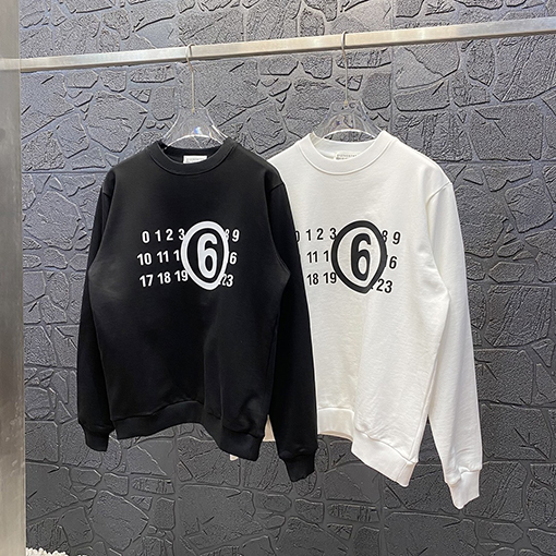 マルタンマルジェラ スウェットTシャツ コピー 数字 スウェット長袖 Tシャツ トップス