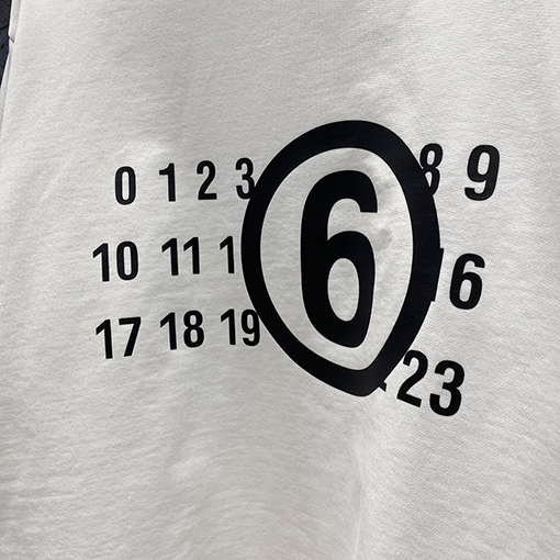 マルタンマルジェラ  スウェットTシャツ コピー  数字 スウェット長袖 Tシャツ トップス