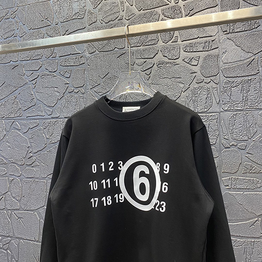 マルタンマルジェラ スウェットTシャツ コピー 数字 スウェット長袖 Tシャツ トップス