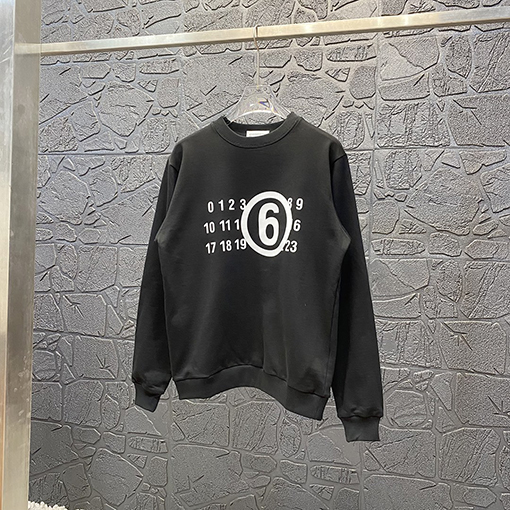 マルタンマルジェラ スウェットTシャツ コピー 数字 スウェット長袖 Tシャツ トップス