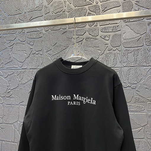 マルタンマルジェラ  スウェットTシャツ  Maison Margielaロゴプリント コピー  スウェット長袖 Tシャツ