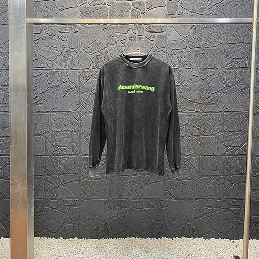 アレキサンダーワン 長袖 Tシャツ Alexander Wang ヴィンテージウォッシュ ロングスリーブTシャツ
