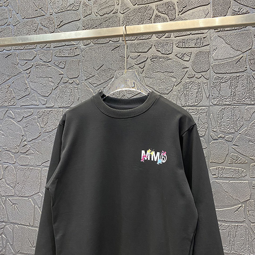 マルタンマルジェラ スウェットTシャツ Maison Margiela コピー ペインテッドプランクトン プランクウェア