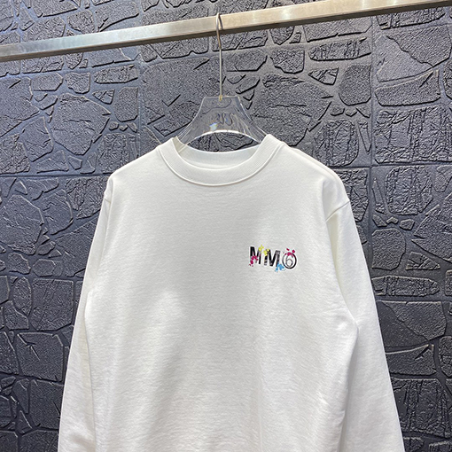 マルタンマルジェラ スウェットTシャツ Maison Margiela コピー ペインテッドプランクトン プランクウェア