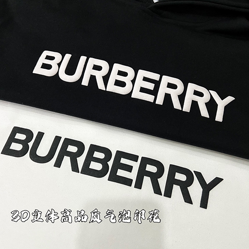 バーバリー パーカー スーパーコピーBURBERRYロゴプリント 2色