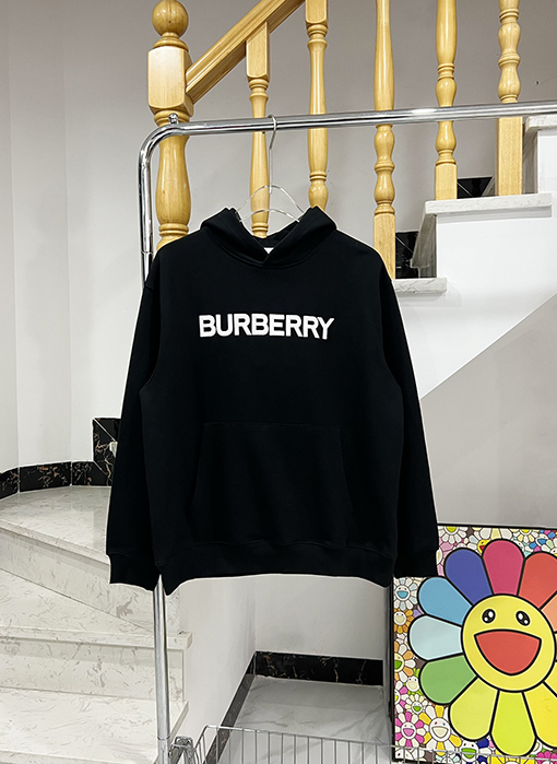 バーバリー パーカー スーパーコピーBURBERRYロゴプリント 2色