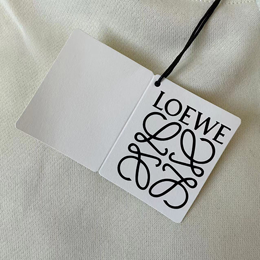 ロエベ パーカースーパーコピー LOEWE 前胸の皮製ポケットにロゴ刺繍されたルーズフィットパーカー