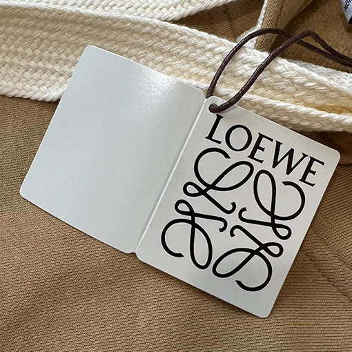 ロエベ パーカー LOEWE コピー 刺繍入りリボン付きフード付きスウェットシャツ