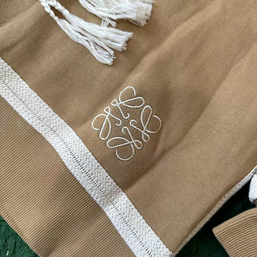ロエベ パーカー LOEWE コピー 刺繍入りリボン付きフード付きスウェットシャツ
