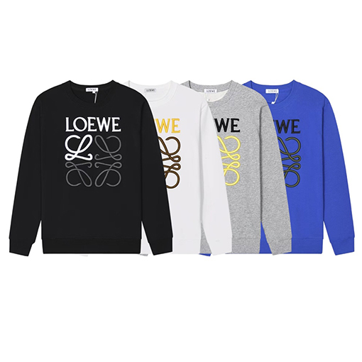 ロエベスウェットTシャツ  エンブロイダリー入りスウェットシャツ