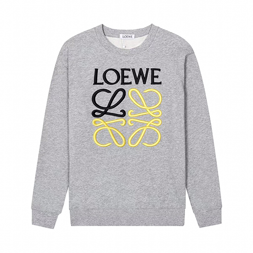 ロエベスウェットTシャツ  エンブロイダリー入りスウェットシャツ