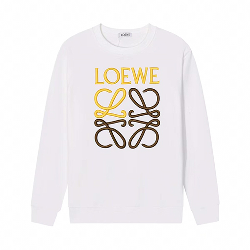 ロエベスウェットTシャツ  エンブロイダリー入りスウェットシャツ