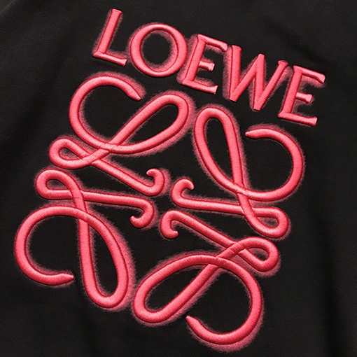 ロエベスウェットTシャツ LOEWE スーパーコピー 刺繍入りラウンドネックスウェット