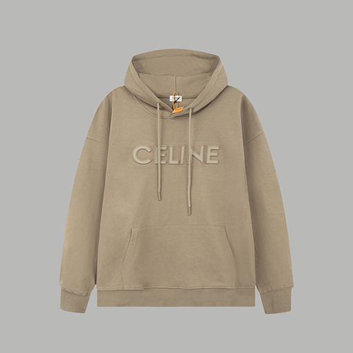 セリーヌ パーカー CELINEスーパーコピー 凹凸レタリングのエンボパーカー
