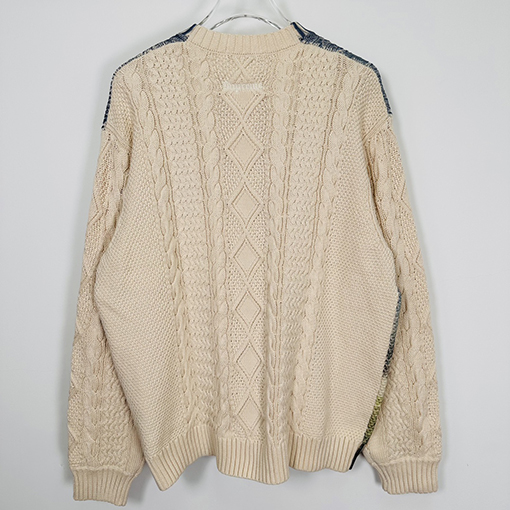 シュプリームセータースーパーコピー コーブン人物デザインのアラン編みセーター SUPREME 23SS KURT COBAIN SWEATER