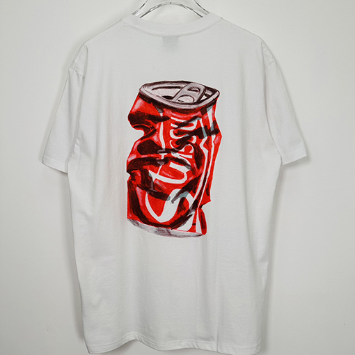 ステューシー半袖Tシャツ スーパーコピー STUSSY 炭酸飲料缶のアルファベットロゴプリントTシャツ STUSSY 23FW SODA CAN TEE