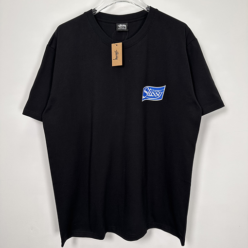ステューシー半袖Tシャツ スーパーコピー STUSSY 炭酸飲料缶のアルファベットロゴプリントTシャツ STUSSY 23FW SODA CAN TEE