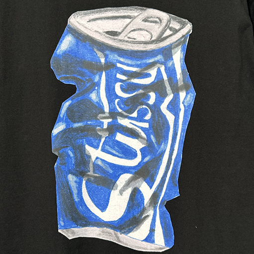 ステューシー半袖Tシャツ スーパーコピー  STUSSY 炭酸飲料缶のアルファベットロゴプリントTシャツ STUSSY 23FW SODA CAN TEE