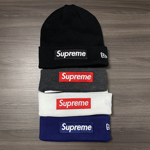 シュプリーム  ニット 帽子  スーパーコピー Supreme x New Era® 21FW Box Logo Beanie