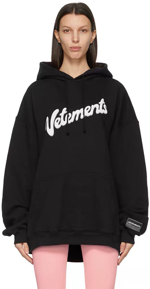 ヴェトモン パーカースーパーコピー VETEMENTS ビッグロゴ入りルーズパーカー