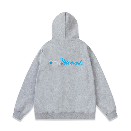 ヴェトモン パーカーコピー ONLY Vetements プリント入り秋冬ルーズフィット裏起毛パーカー