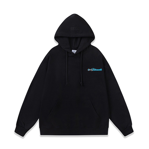 ヴェトモン パーカーコピー ONLY Vetements プリント入り秋冬ルーズフィット裏起毛パーカー