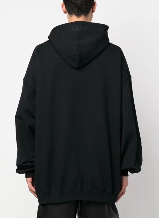 ヴェトモン パーカーコピー VETEMENTS PARIS 限定裏起毛 ルーズフィット プリント フーディー