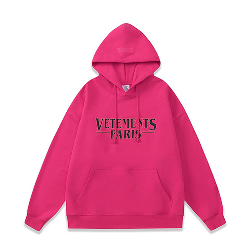 ヴェトモン パーカーコピー VETEMENTS PARIS 限定裏起毛 ルーズフィット プリント フーディー