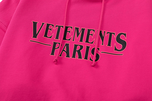 ヴェトモン パーカーコピー VETEMENTS PARIS 限定裏起毛 ルーズフィット プリント フーディー