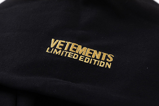 ヴェトモン パーカーVETEMENTS スーパーコピー I'm rich 刺繍ロゴ