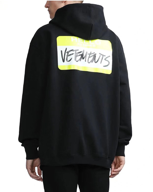 ヴェトモン ジャケットスーパーコピー イエローノートVETEMENTS 入り フリース裏地付き パーカーコート