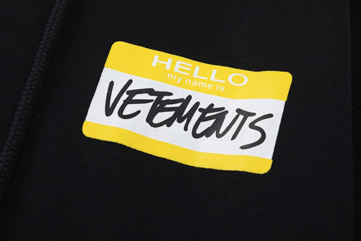 ヴェトモン ジャケットスーパーコピー イエローノートVETEMENTS 入り フリース裏地付き パーカーコート
