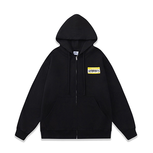 ヴェトモン ジャケットスーパーコピー イエローノートVETEMENTS 入り フリース裏地付き パーカーコート