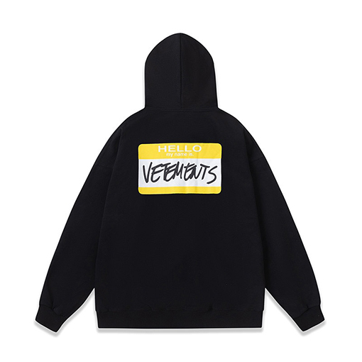 ヴェトモン ジャケットスーパーコピー イエローノートVETEMENTS 入り フリース裏地付き パーカーコート