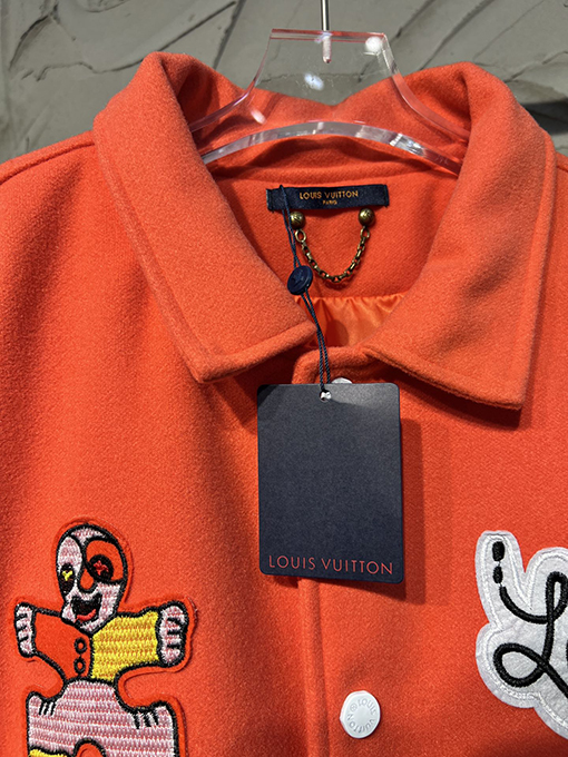 ルイヴィトン ジャケット スーパーコピー Louis Vuitton グラフィティ 刺繍ジャケット