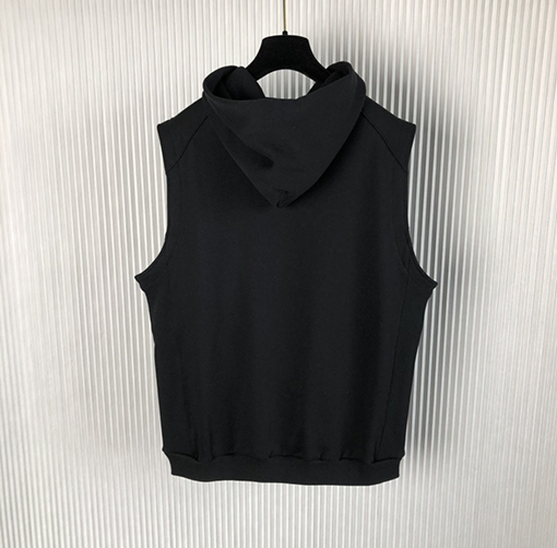 ディオール フード ベストスーパーコピー DIOR コットン スリーブレスコットンウール混紡のフード ベスト