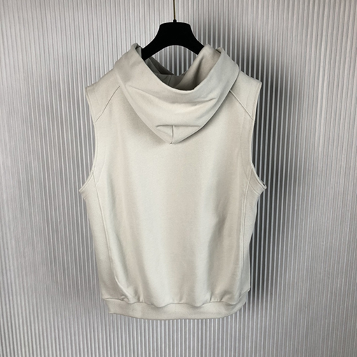 ディオール フード ベストスーパーコピー DIOR コットン スリーブレスコットンウール混紡のフード ベスト