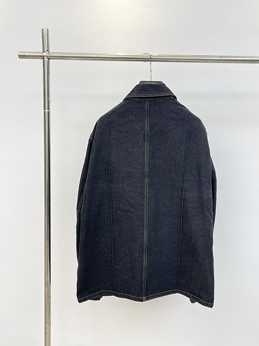 ロエベ デニムジャケット LOEWEスーパーコピー レザーポケットのデニムジャケット
