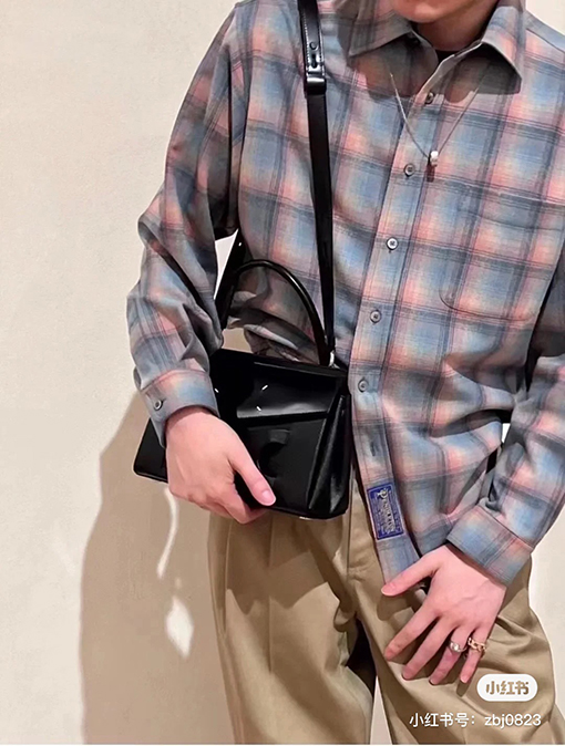 マルタンマルジェラ チェックシャツスーパーコピーMaison Margielaグラデーションチェック柄シャツ
