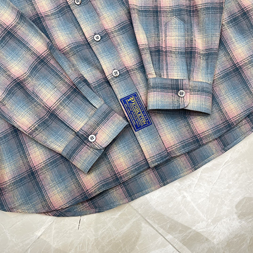 マルタンマルジェラ チェックシャツスーパーコピーMaison Margielaグラデーションチェック柄シャツ