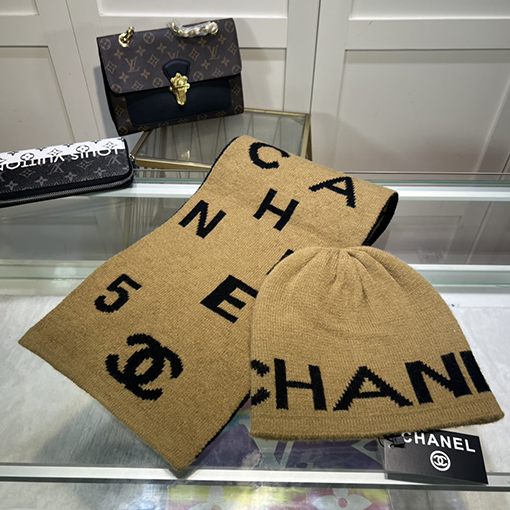 シャネル マフラー CHANELスーパーコピー クラシックなセット帽子 ,帽子＋マフラー一流の肌触り！ぽかぽかで超快適