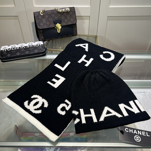 シャネル マフラー CHANELスーパーコピー クラシックなセット帽子 ,帽子＋マフラー一流の肌触り！ぽかぽかで超快適