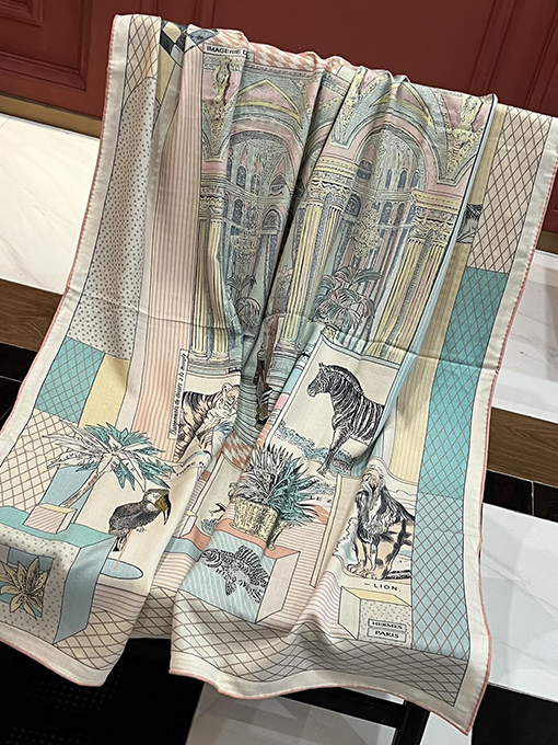 エルメス スカーフコピー  HERMES ジュンマリープリズムカシミアスカーフ