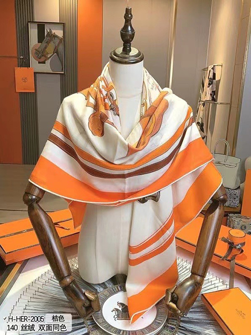 エルメス スカーフ HERMESスーパーコピー 両面同色スカーフ、140本の糸で作られた最高品質のクラフトマンシップ - 超お買い得品