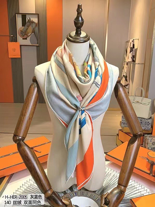 エルメス スカーフ HERMESスーパーコピー 両面同色スカーフ、140本の糸で作られた最高品質のクラフトマンシップ - 超お買い得品