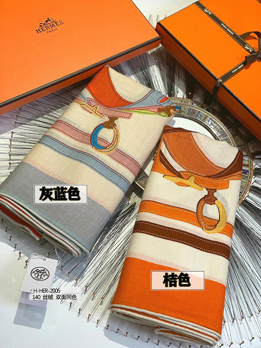 エルメス スカーフ HERMESスーパーコピー 両面同色スカーフ、140本の糸で作られた最高品質のクラフトマンシップ - 超お買い得品
