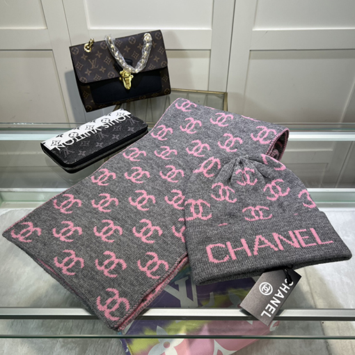 シャネルマフラー スーパーコピー CHANEL クラシックなセット帽子！帽子＋マフラー