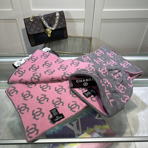 シャネルマフラー スーパーコピー CHANEL クラシックなセット帽子！帽子＋マフラー