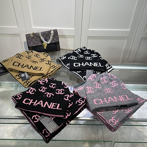 シャネルマフラー スーパーコピー CHANEL クラシックなセット帽子！帽子＋マフラー