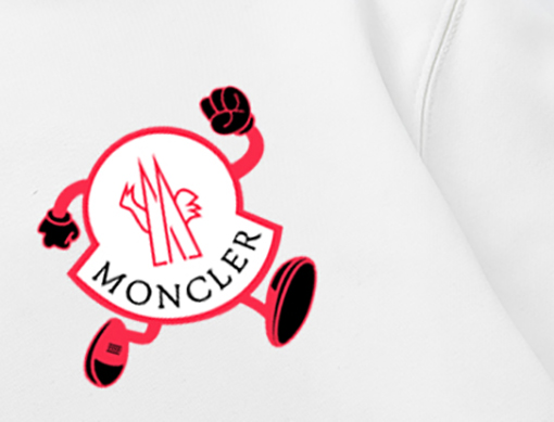 モンクレール スウェットTシャツ おしゃれなプリントが施されたラウンドネックのトップス - スタイルと快適さを両立